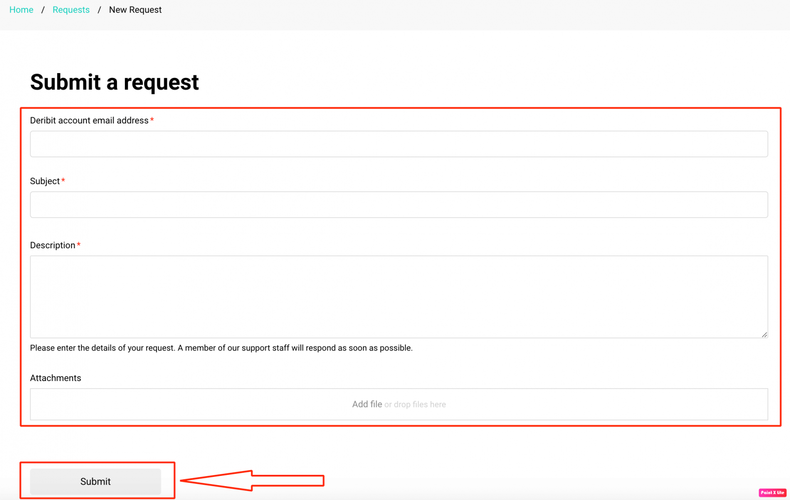 Как да се свържете с поддръжката на Deribit Как да се свържете с поддръжката на Deribit